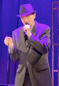 The Spirit of Leonard Cohen show Leonard mic 3