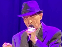 The Spirit of Leonard Cohen show Leonard mic 4